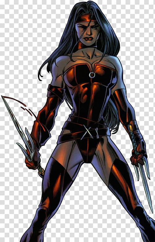 Ultimate Elektra Daredevil Bullseye Marvel Comics, spider woman transparent  background PNG clipart | HiClipart