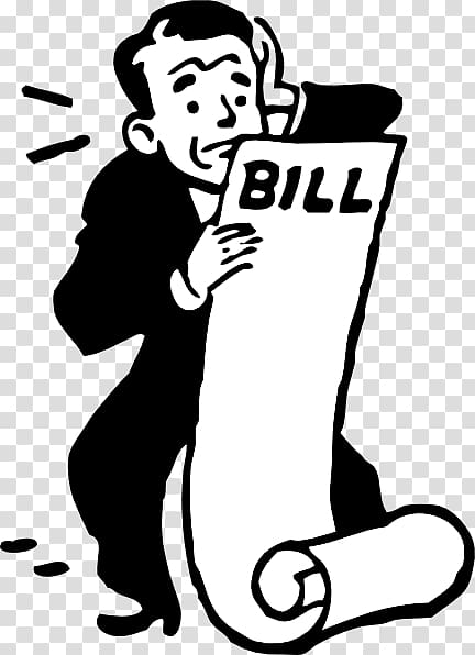 Invoice Electric bill Free content , Worried transparent background PNG clipart
