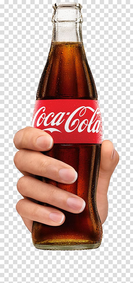 The Coca-Cola Company Fizzy Drinks Glass bottle, cocacola transparent background PNG clipart