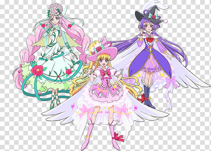 Mirai Asahina Cure Felice Pretty Cure All Stars Magical girl, Anime transparent background PNG clipart