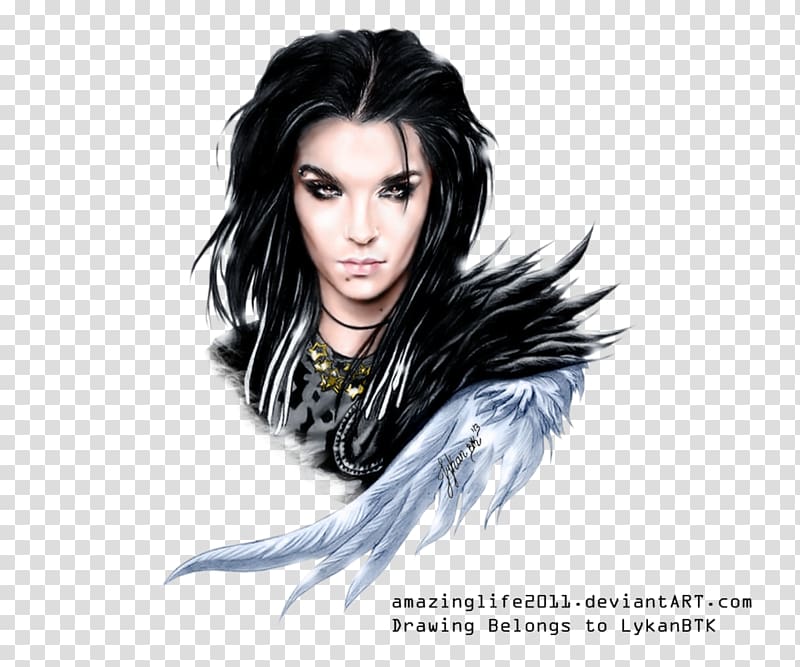 Black hair Hair coloring, lykan transparent background PNG clipart
