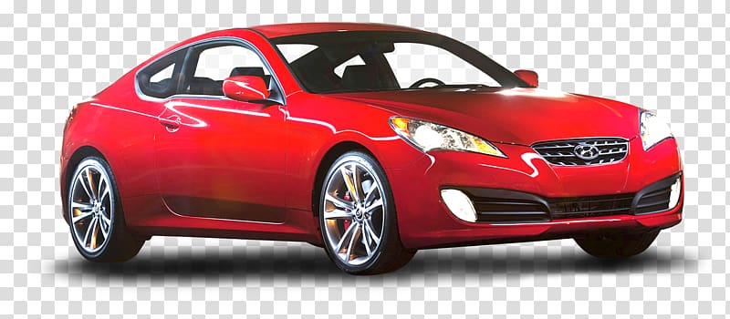 red Hyundai Veloster coupe, Car Hyundai Vehicle Certified Pre-Owned, Hyundai Genesis Car transparent background PNG clipart