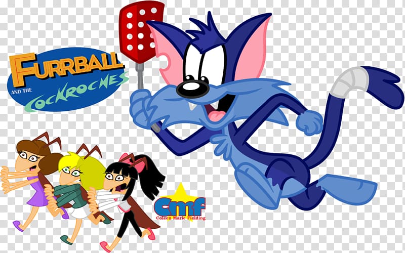 Furrball Cartoon Looney Tunes, oggy and the cockroaches transparent background PNG clipart