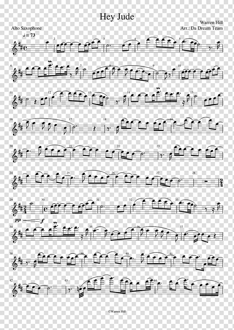 Sheet Music Hey Jude Violin The Beatles Chord, sheet music transparent background PNG clipart