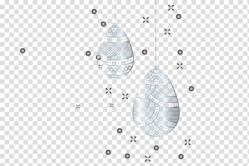 White Plumbing fixture Graphic design Pattern, silver Christmas balls transparent background PNG clipart
