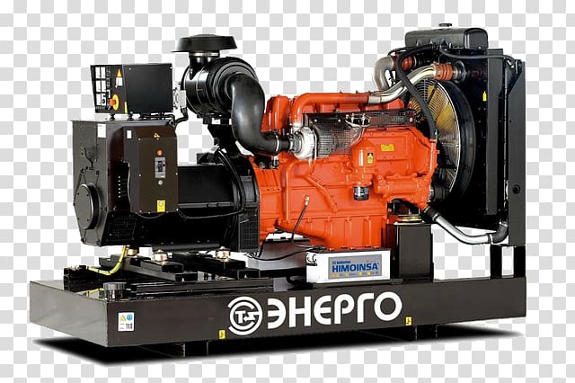 Electric generator Diesel generator Engine-generator Caterpillar Inc., engine transparent background PNG clipart