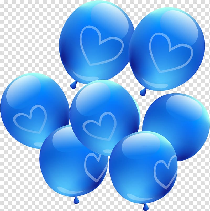 Balloon Designer, material Blue Balloon transparent background PNG clipart