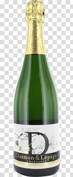 Dosnon & Lepage champagne bottle, Dosnon & Lepage Récolte Noire transparent background PNG clipart