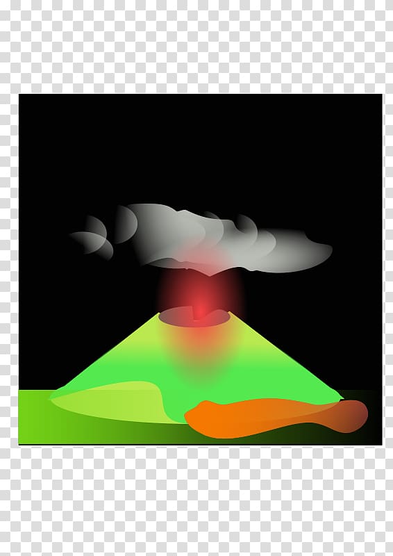 Volcano Lava Vulcanian eruption , volcano transparent background PNG clipart