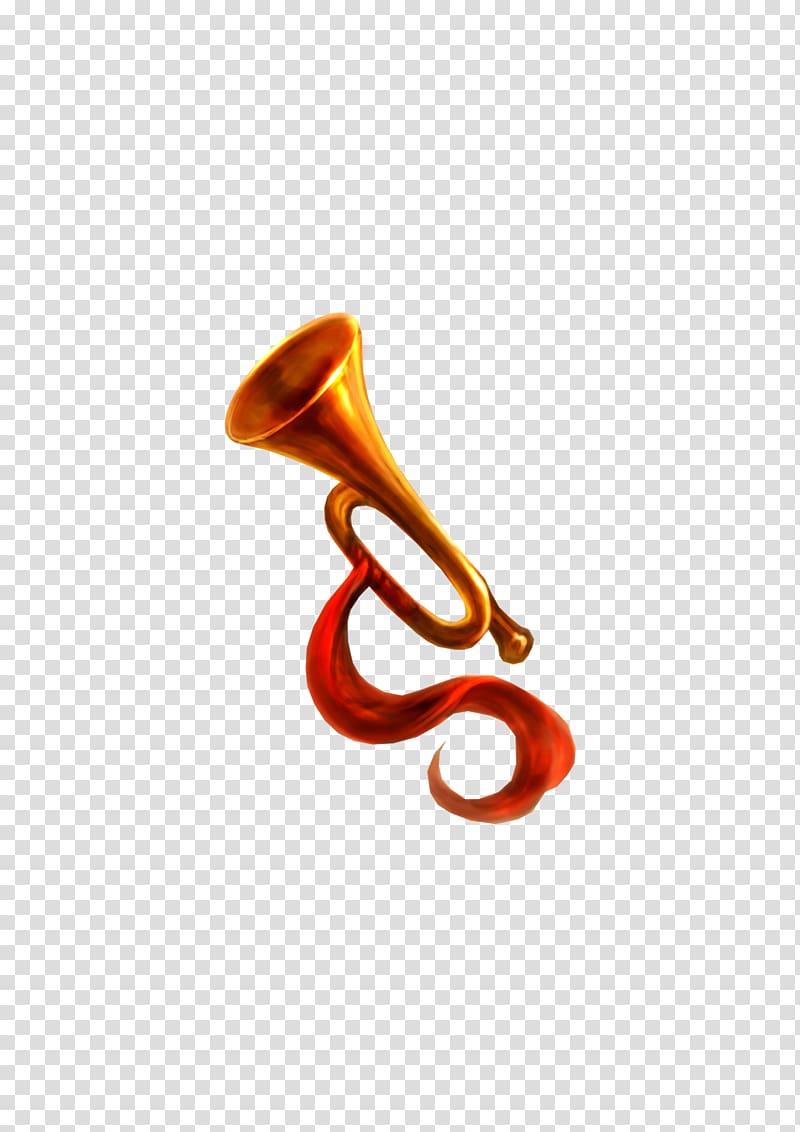 Trumpet Musical instrument Suona, horn transparent background PNG clipart