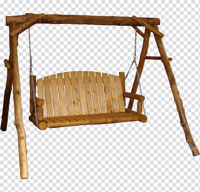 Swing Rustic Log Furniture of Utah, Inc. Wood, wood transparent background PNG clipart