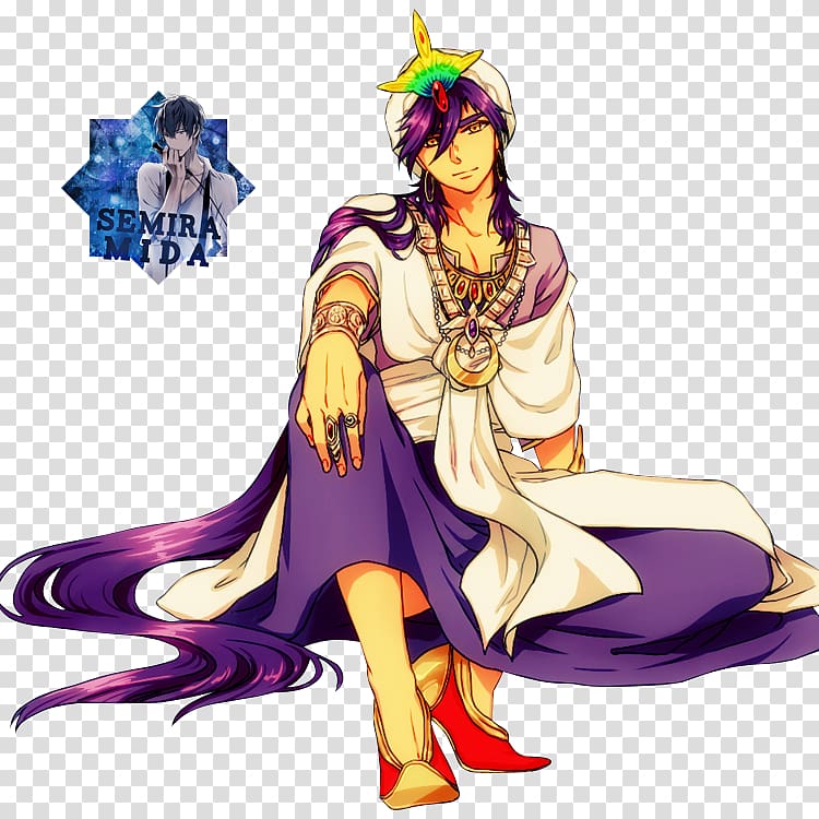 Sinbad Anime Magi: The Labyrinth of Magic Aladdin, Anime transparent background PNG clipart
