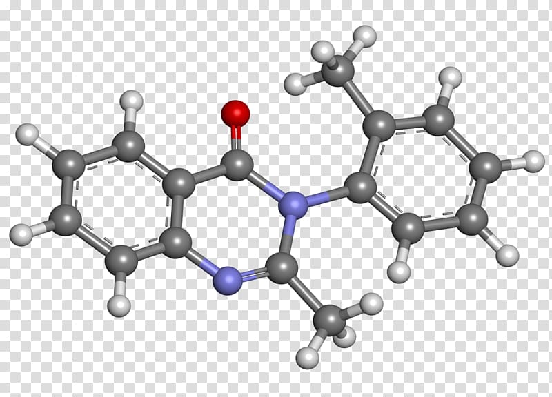 Ball-and-stick model Molecule Chemistry Nicotine Chemical compound, others transparent background PNG clipart