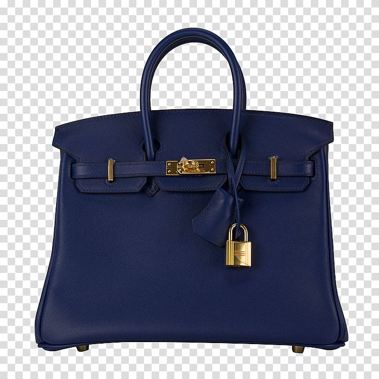 Birkin bag Handbag Hermxe8s Leather, HERMES Hermes classic blue bag transparent background PNG clipart