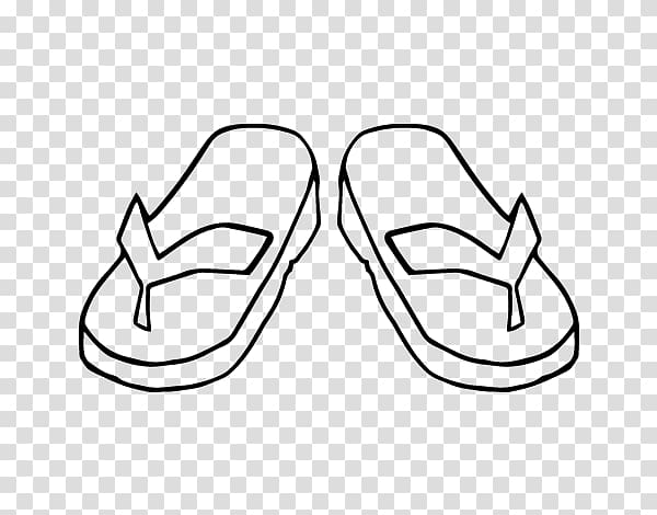 Flip-flops Drawing Coloring book Black and white, page flip transparent background PNG clipart