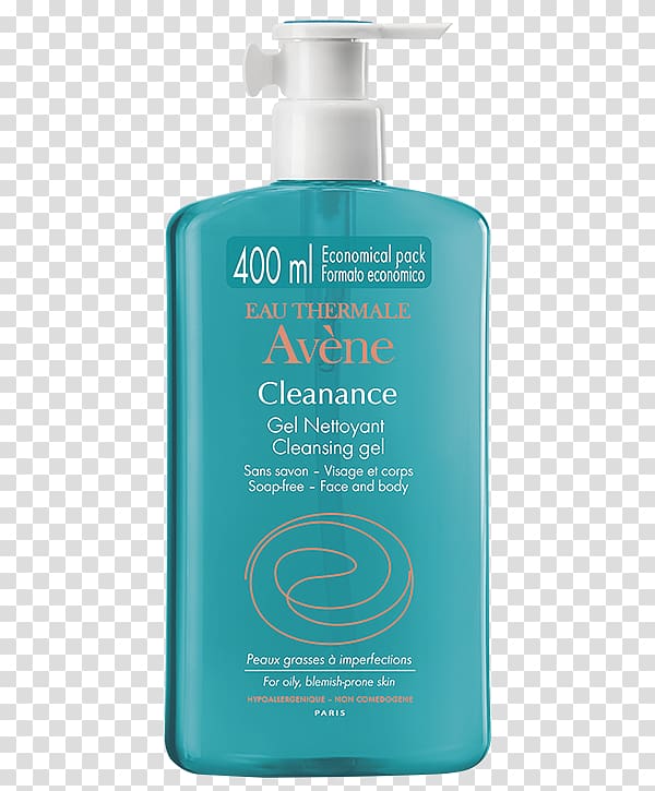 Lotion Avène Cleanance Cleansing Gel Cleanser Skin, skin care transparent background PNG clipart