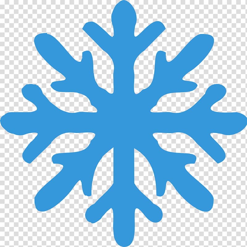 blue snow flake , leaf symmetry tree line, Snow flake transparent background PNG clipart