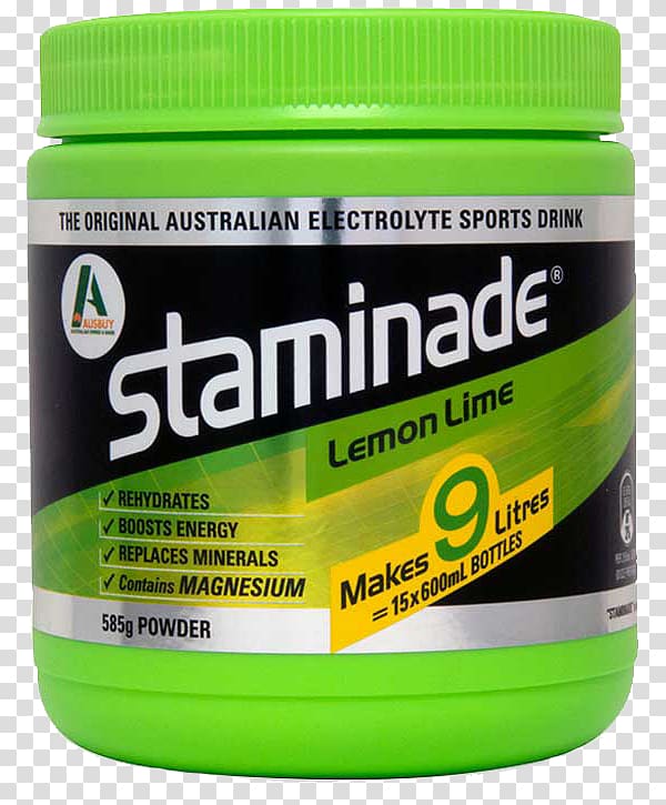 Staminade Sports & Energy Drinks Coconut water Lemon-lime drink Lemon, Lime and Bitters, Powder Green transparent background PNG clipart