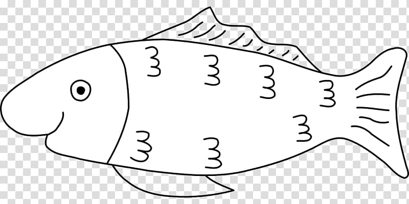 Line art Coloring book Ausmalbild Fish , aquarium fish transparent background PNG clipart