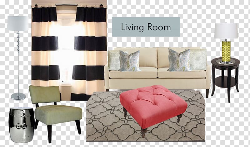 Table Window Living room Curtain Chair, living room transparent background PNG clipart