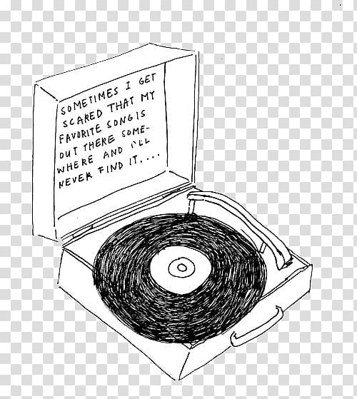 Phonograph record Drawing Line art Sketch, New Indie transparent background PNG clipart
