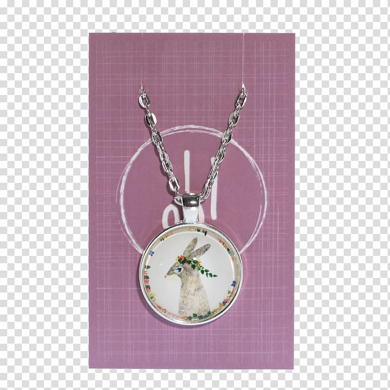 Charms & Pendants Necklace Purple Bird Rabbit, rabbit festival transparent background PNG clipart