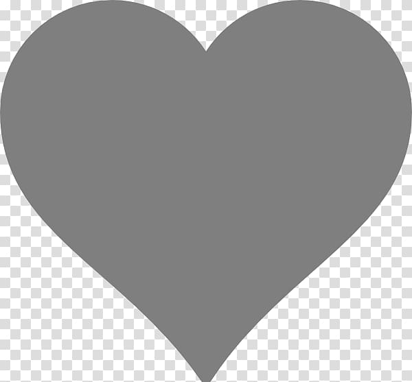 Heart Angle Pattern, Grey Heart transparent background PNG clipart