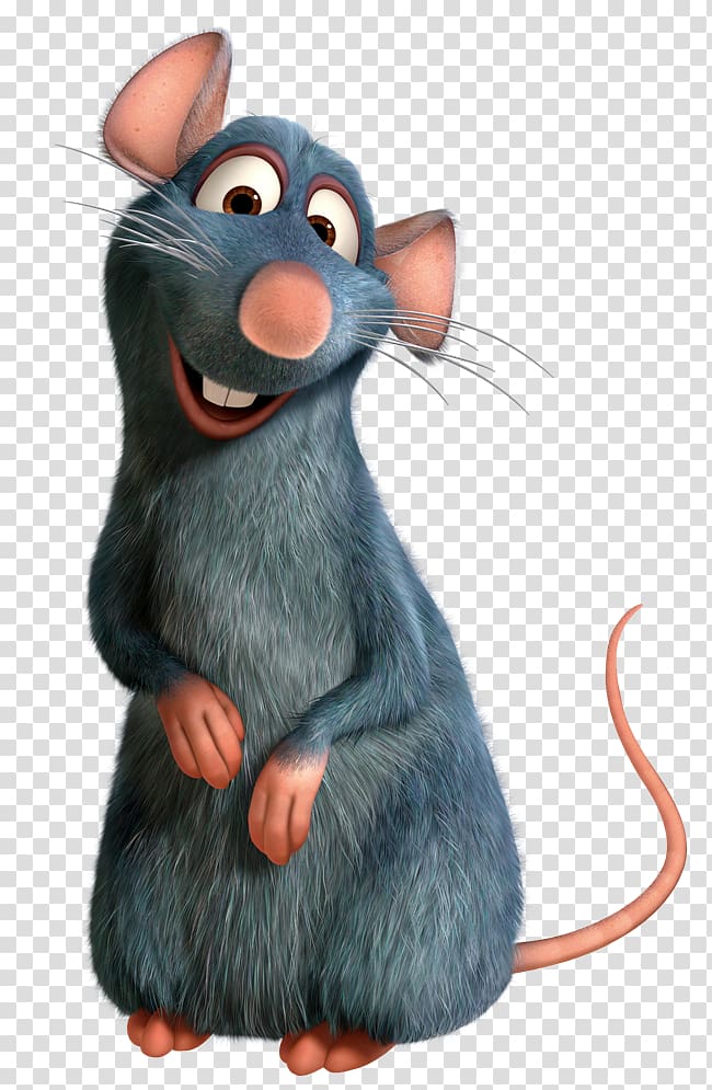 gray mouse, Ratatouille Mouse The Walt Disney Company Remy Recipe, Rat Mouse transparent background PNG clipart