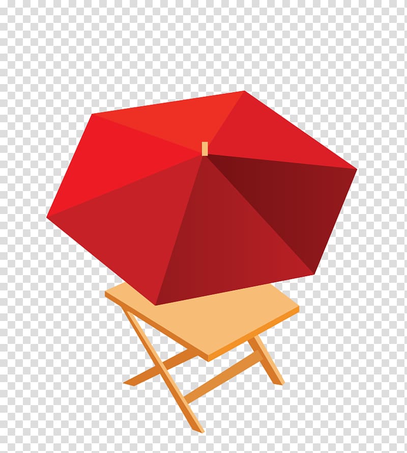 Table Umbrella Auringonvarjo, Red parasol transparent background PNG clipart