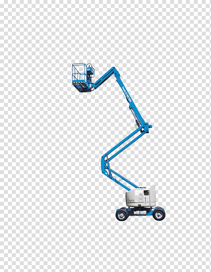 Genie Aerial work platform Elevator Crane, genie transparent background PNG clipart