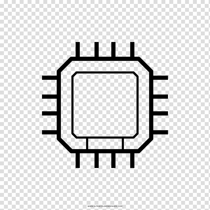 Central processing unit Microprocessor Computer Icons Integrated Circuits & Chips, apple transparent background PNG clipart