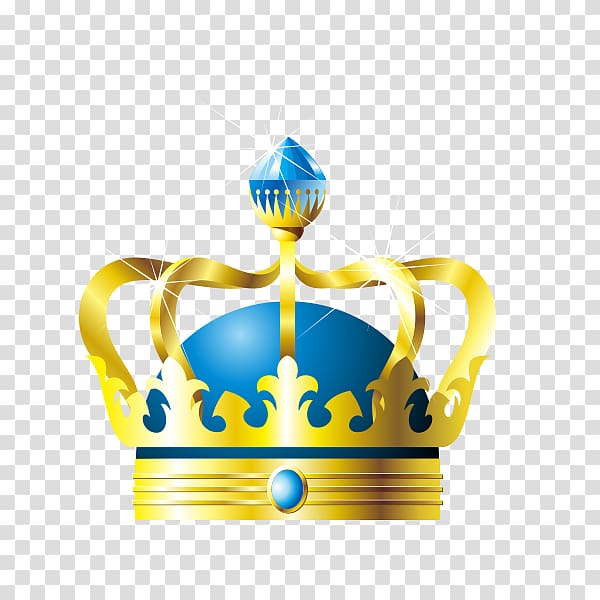 Crown Blue material free transparent background PNG clipart