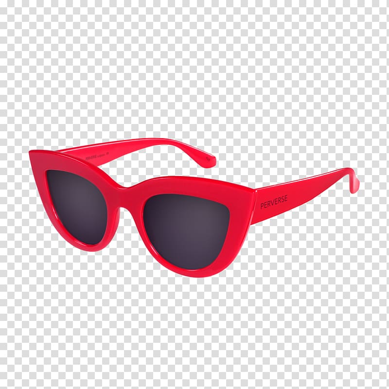 Sunglasses Cat eye glasses Red Retro style, sunglasses girl transparent background PNG clipart