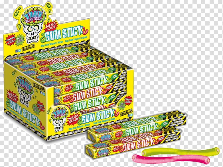 Chewing gum Candy Brain Blasterz Lollipop Airheads Gum, chewing gum transparent background PNG clipart