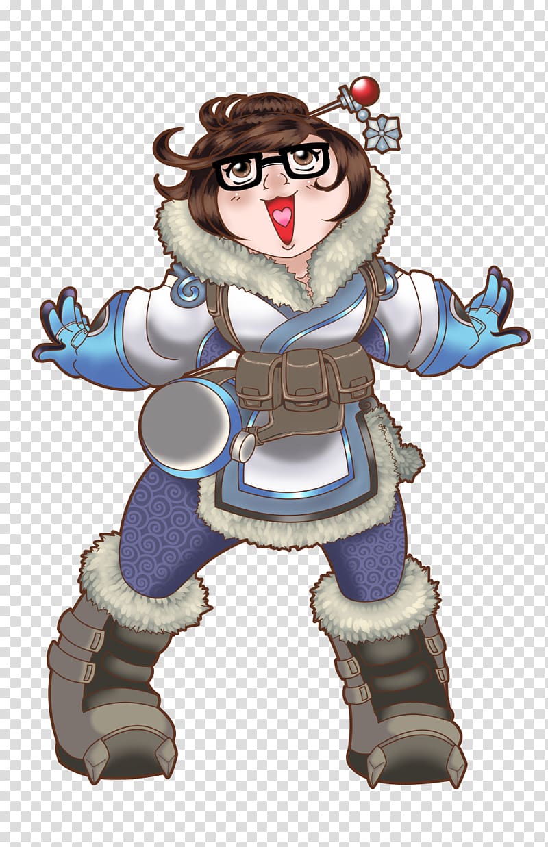 Mei Overwatch Character Waifu, Mei Ling Fox transparent background PNG clipart
