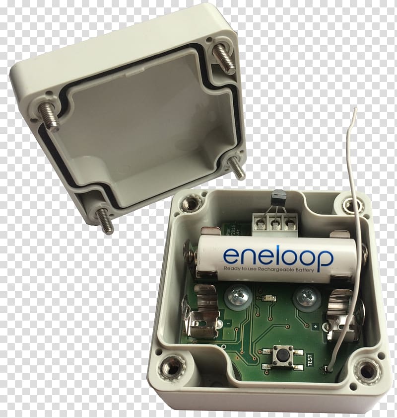 Electronic component 1-Wire Sonde de température Sensor Flachlager, Funk transparent background PNG clipart