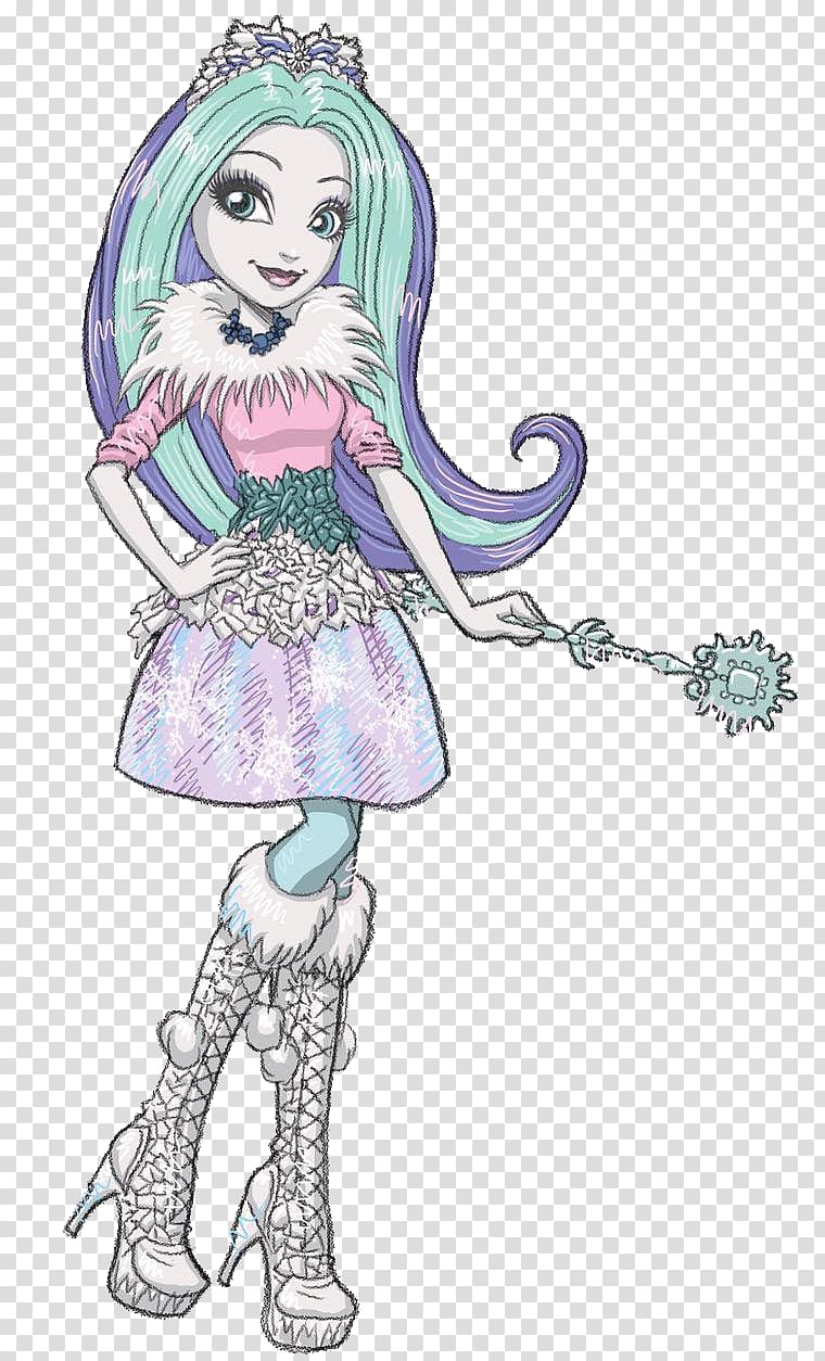 Alistair Wonderland Mattel Ever After High Epic Winter Crystal Winter Doll Ever After High Legacy Day Apple White Doll, doll transparent background PNG clipart