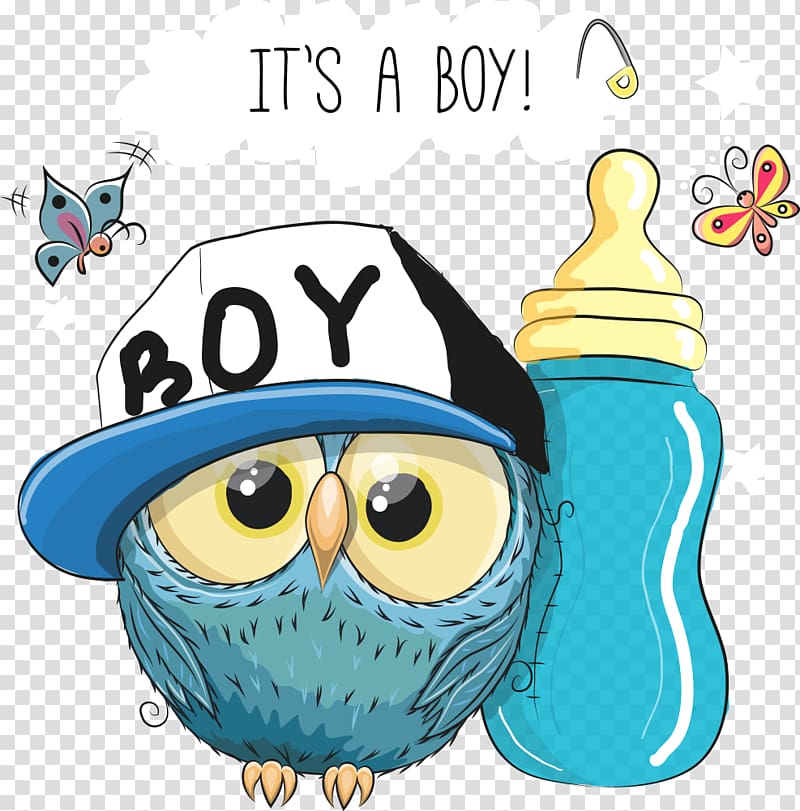 owl holding feeding bottle , Owl Cuteness , owls and bottle transparent background PNG clipart