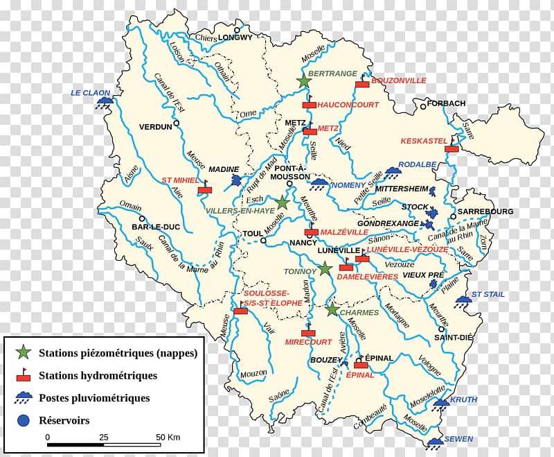 geography of Lorraine Topographic map Hydrology, map transparent background PNG clipart