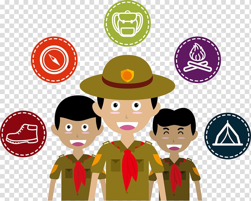 Scouting Euclidean Illustration, illustration Boy Scouts transparent background PNG clipart