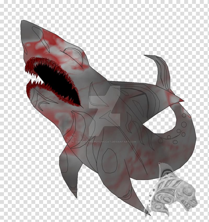 Shark Jaw Dinosaur Legendary creature, shark transparent background PNG clipart