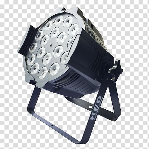 LED stage lighting Parabolic aluminized reflector light LED lamp, light transparent background PNG clipart