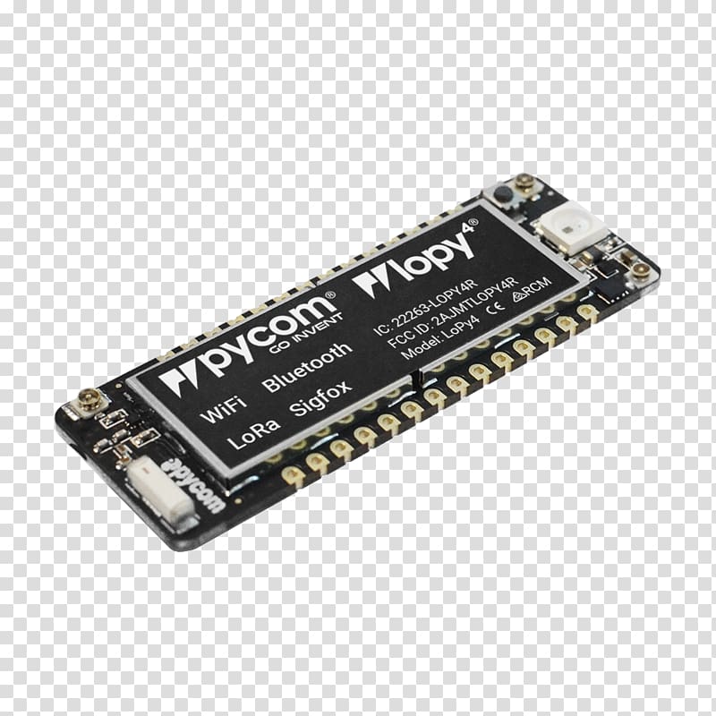 Microcontroller MicroPython Lorawan Electronics Wi-Fi, chipset transparent background PNG clipart