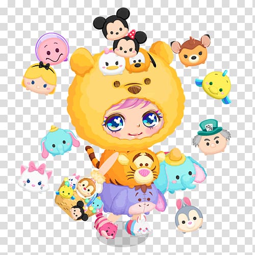 Disney Tsum Tsum LINE Stuffed Animals & Cuddly Toys The Walt Disney Company shopDisney, Tsumtsum transparent background PNG clipart