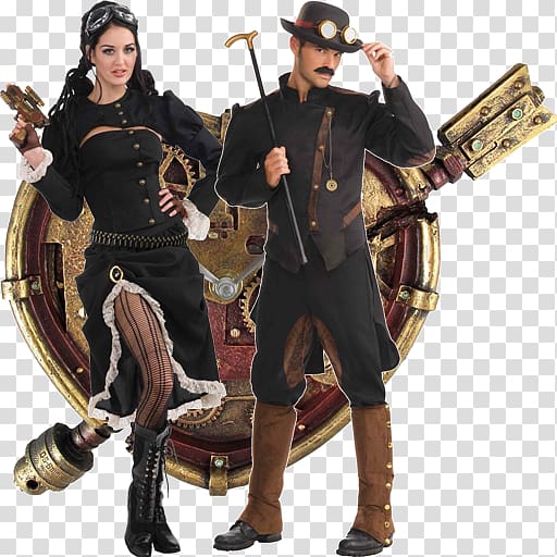 Steampunk fashion Costume Clothing Dress, steampunk gear transparent background PNG clipart