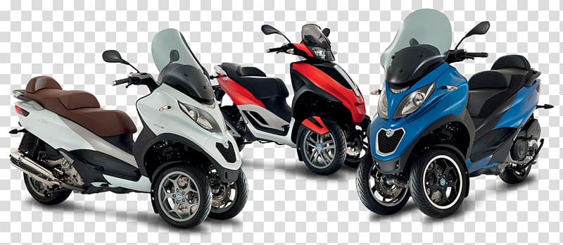 Scooter Piaggio MP3 Car Three-wheeler, scooter transparent background PNG clipart