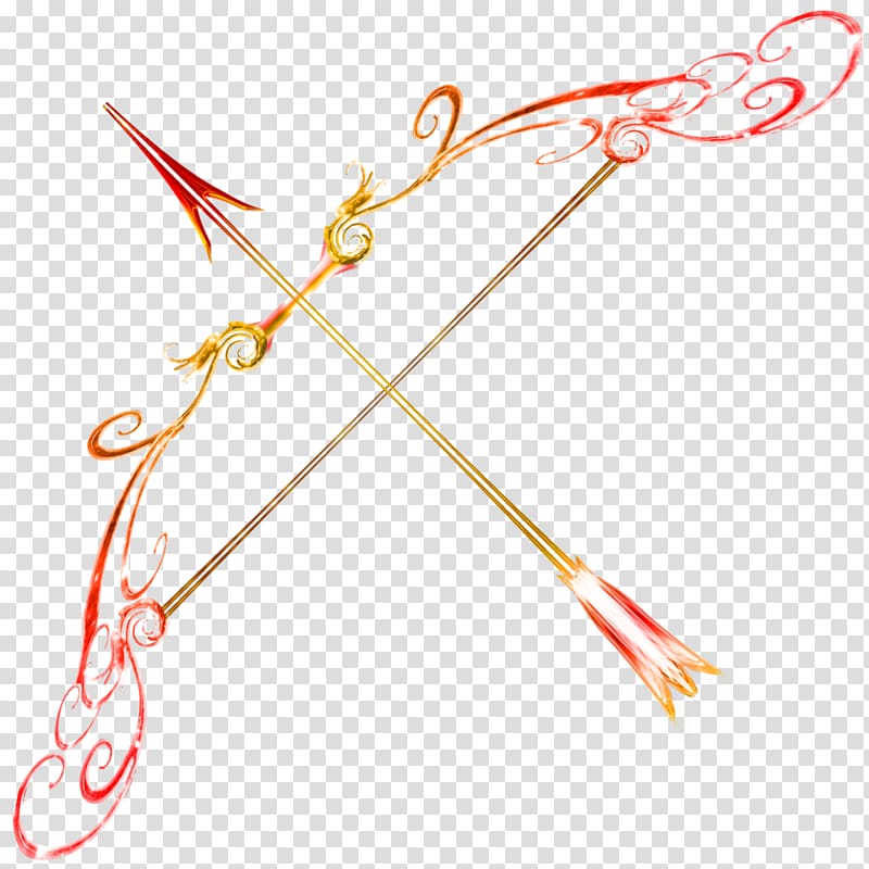 Bow and arrow Drawing , Arrow Bow transparent background PNG clipart