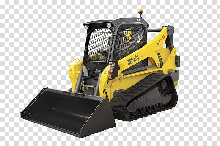 Caterpillar Inc. Tracked loader Wacker Neuson Heavy Machinery, Skidsteer Loader transparent background PNG clipart