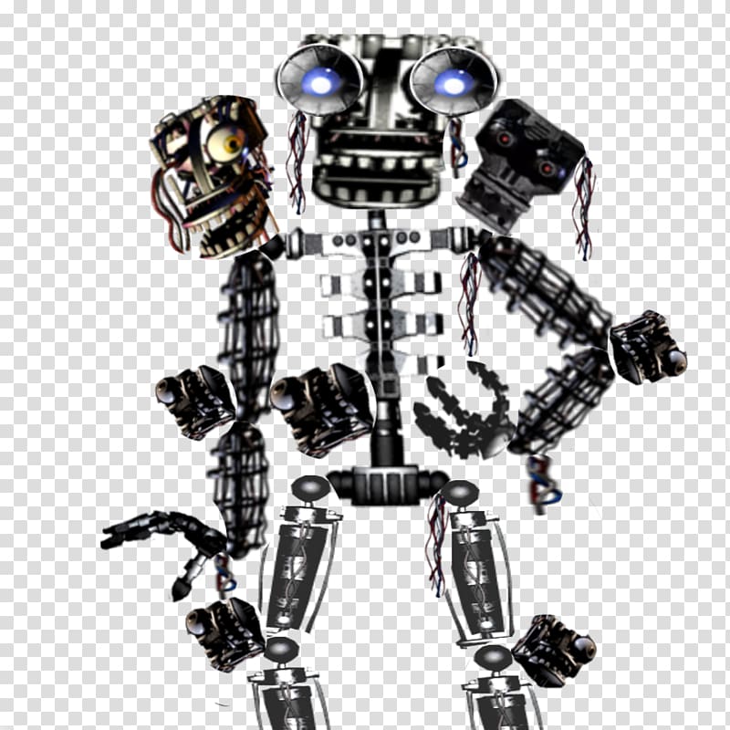 FNaF 2's Withered Animatronics Diagram