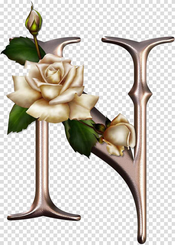 Letter Gothic alphabet Rose Å, Lettering Alphabet Flower Rose transparent background PNG clipart
